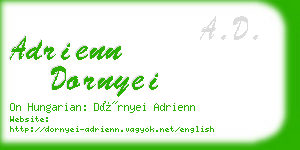 adrienn dornyei business card